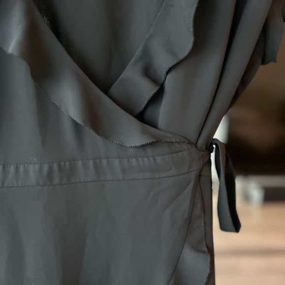 Aritzia Savoy Black Ruffle Mini Dress - Picture 3 of 5